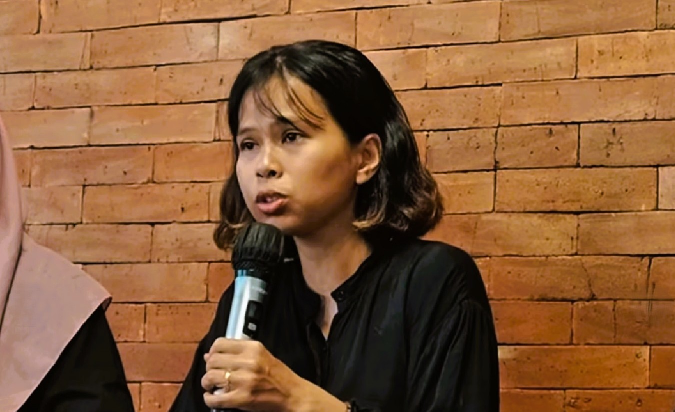 Adetya Pramandira, aktivis lingkungan ditangkap polisi di Semarang.