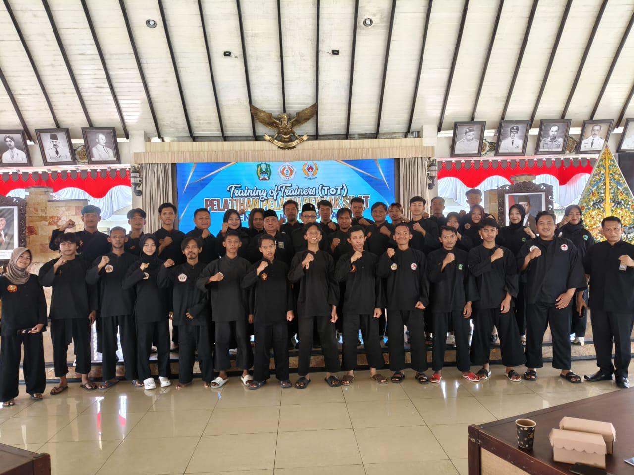 IPSI Magetan menggelar Training of Trainers (TOT) pelatih pencak silat 2025.