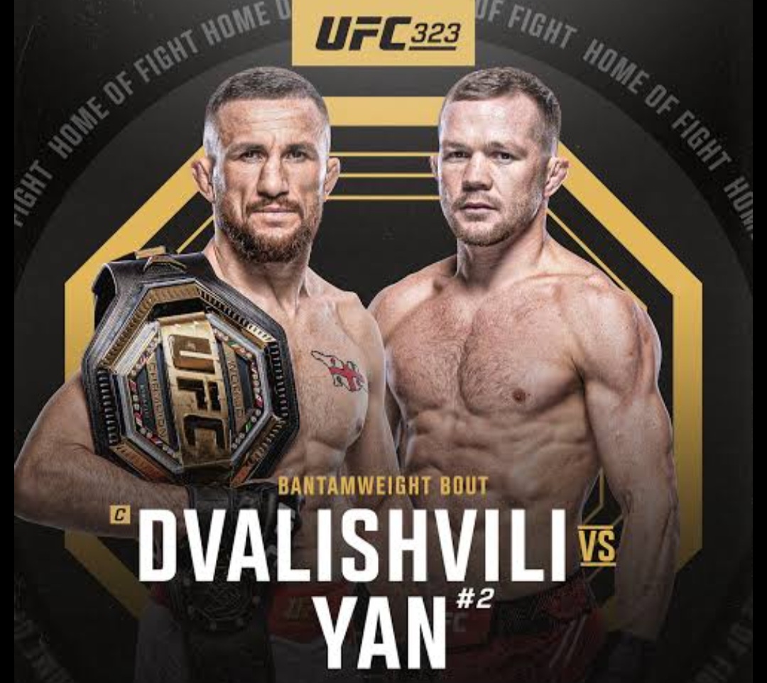 UFC 323 dengan duel utama Merab Dvalishvili vs Petr Yan.