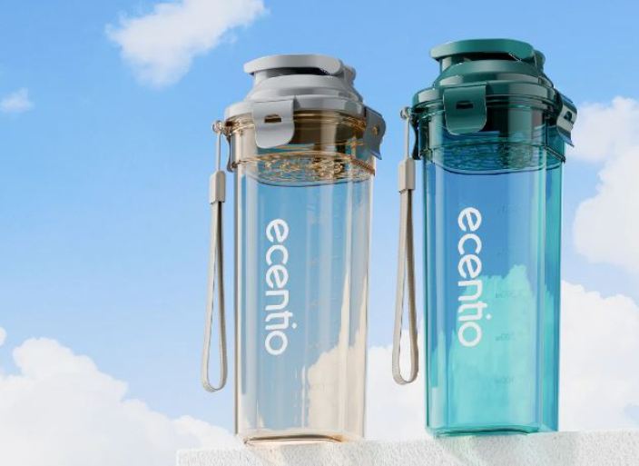 Ilustrasi tumbler plastik Ecentio BPA free.