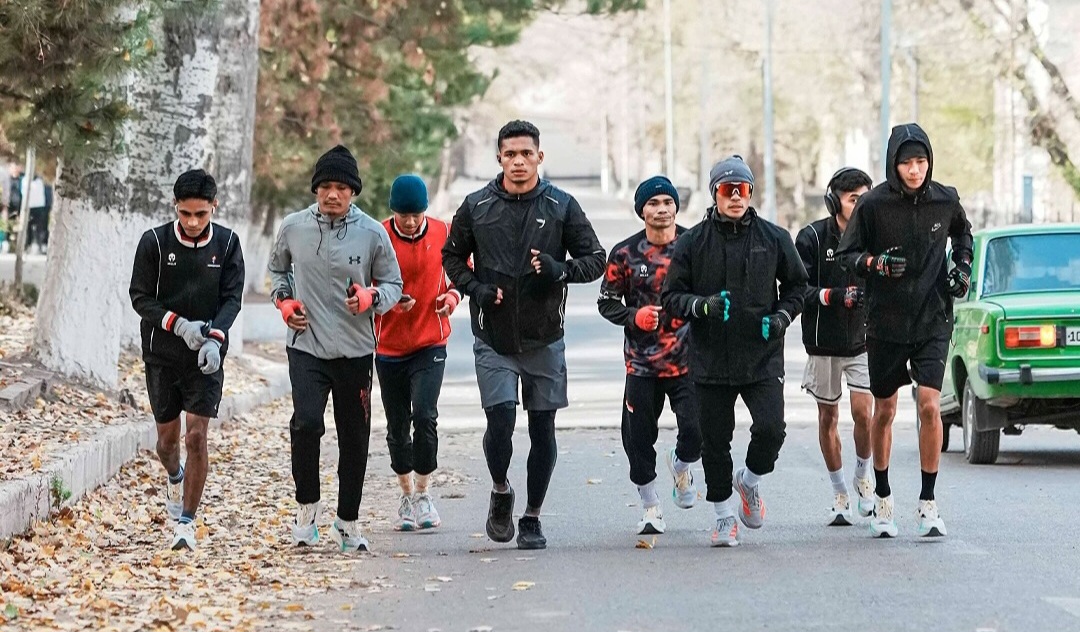 Timnas putra cabor tinju menjalani training camp di Uzbekistan untuk kesiapan SEA Games 2025.