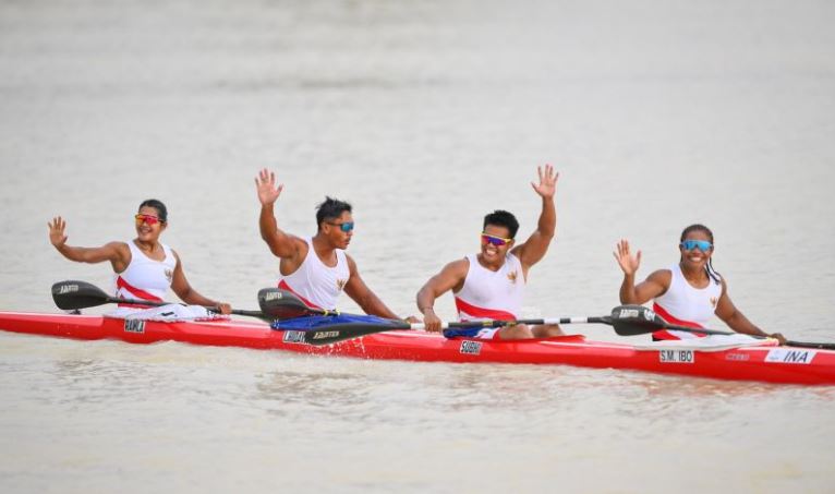 Tim Kayak menyumbangkan emas kedua Indonesia di SEA Games 2025 Thailand.