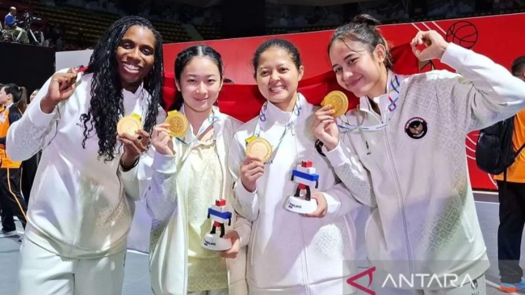 Timnas 3x3 putri Indonesia raih emas  SEA Games 2025 usai kalahkan Thailand 20&ndash;18 di final.