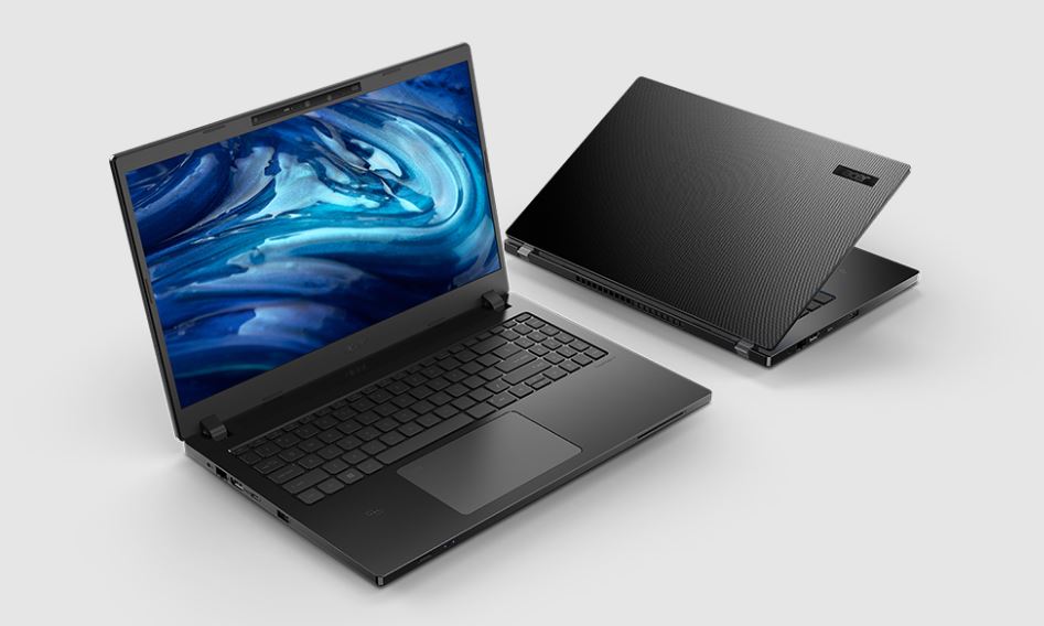 Ilustrasi laptop Acer untuk pekerja.