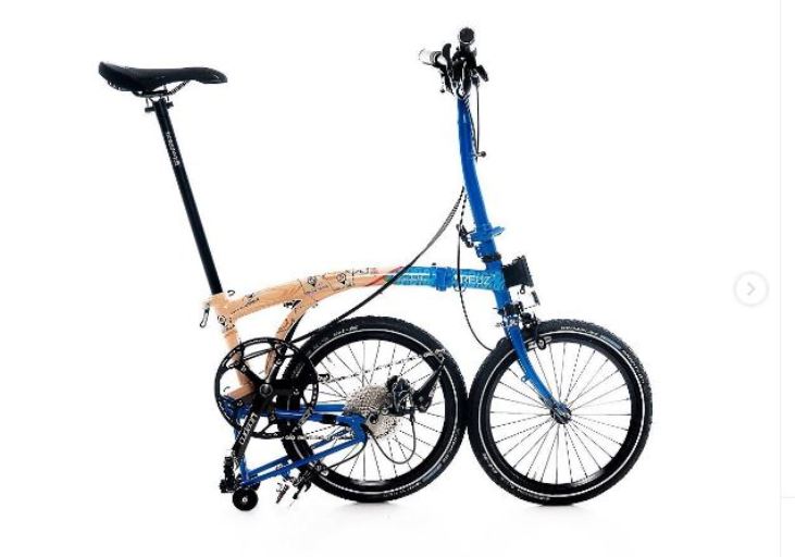 Sepeda lipat Kreuz yang mirip Brompton.