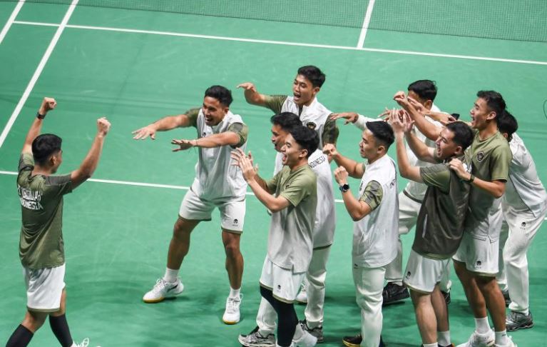 Para atlet yang turun di beregu putra bulu tangkis SEA Games 2025 Thailand.