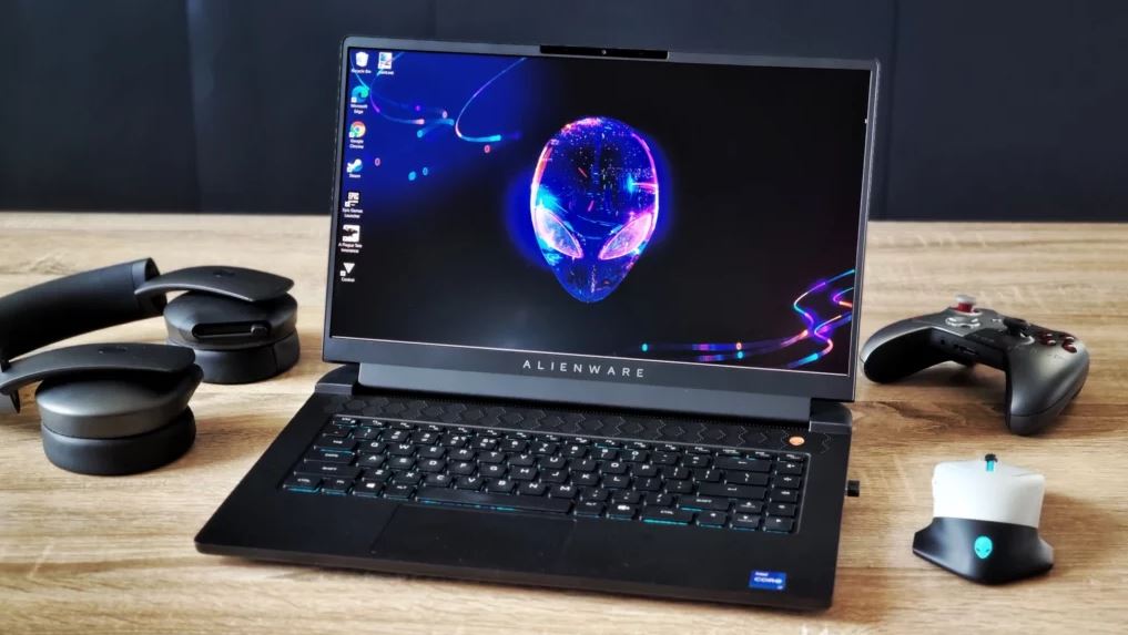 Ilustrasi laptop Dell terbaik untuk gaming.