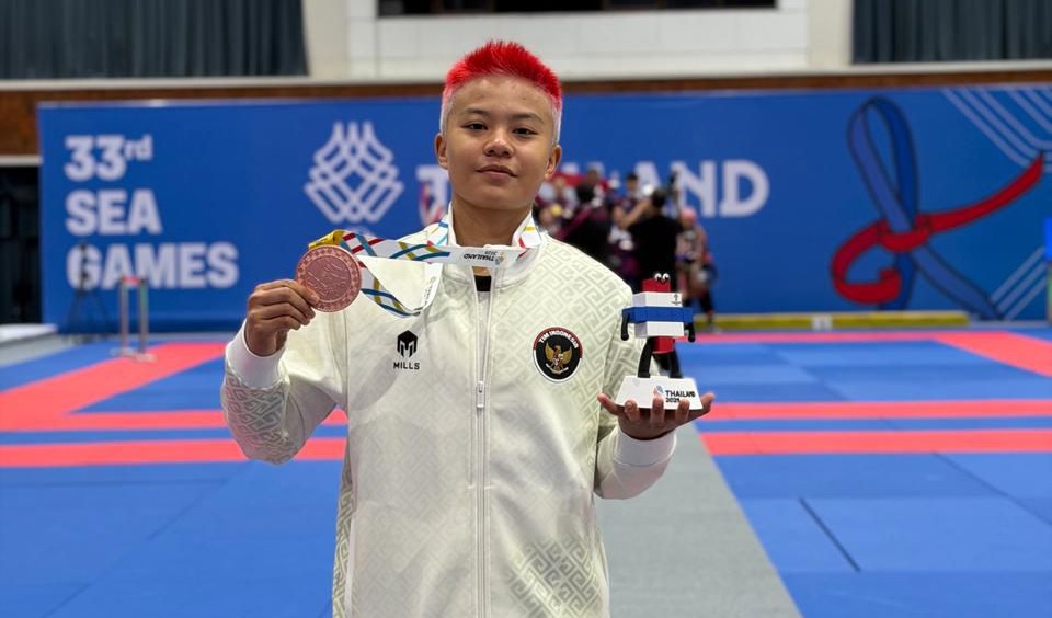 Atlet asal Ponorogo Henandhita Steefanny Kinky sukses mempersembahkan medali perunggu untuk Indonesia pada SEA Games 2025 Bangkok, nomor fighting kelas 52 kilogram putri.