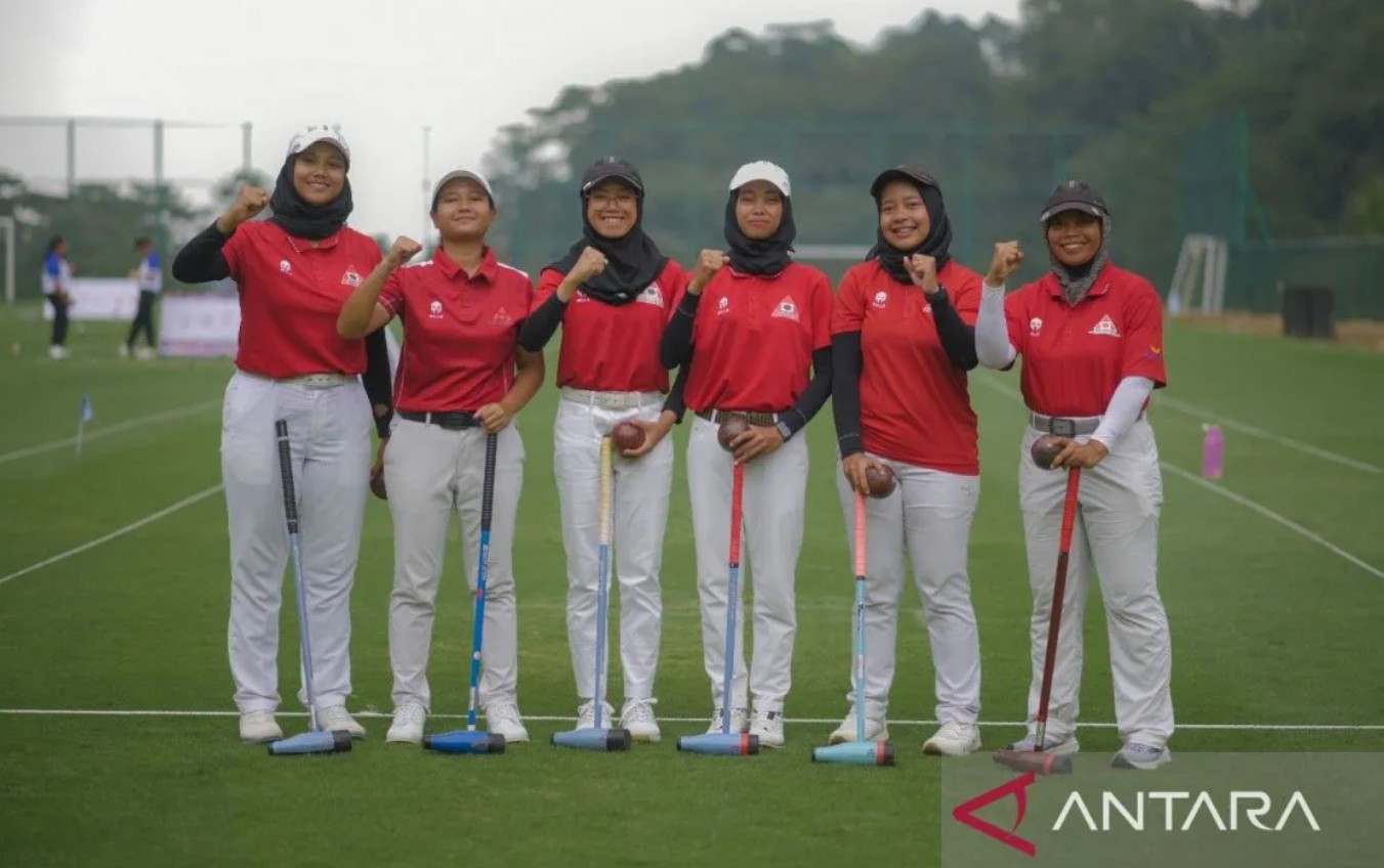 Timnas Woodball Putri Indonesia.