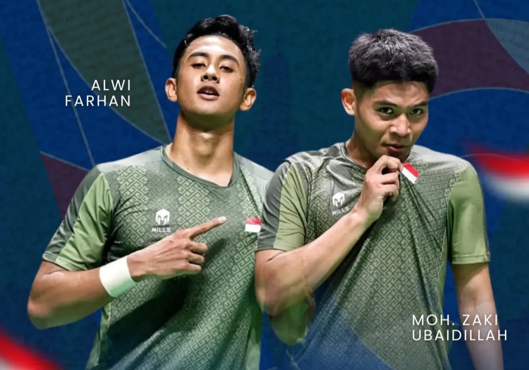 All Indonesian Final antara Alwi Farhan dan Muhammad Zaki Ubaidillah.