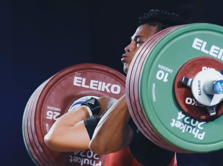 Rizki Juniansyah sabet emas.