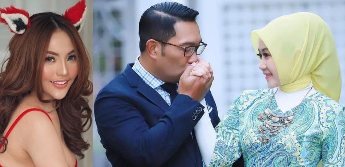 Lisa Mariana berada di antara kabar Ridwan Kamil digugat cerai Atalia Praratya.