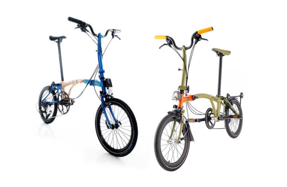 Perbandingan Element Pikes dan Kreuz, dua sepeda lipat lokal mirip Brompton.