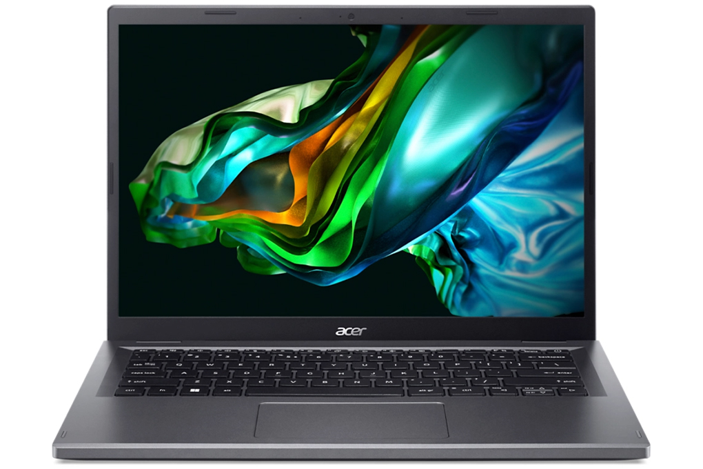 Ilustrasi laptop desain grafis yang murah.