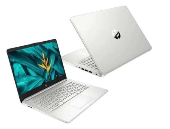 Ilustrasi laptop HP untuk pelajar.