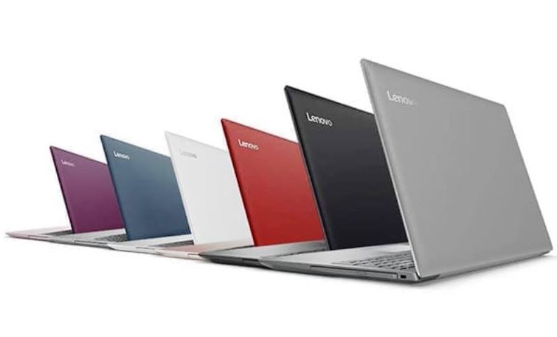 Ilustrasi seri laptop Lenovo.
