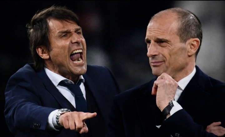 Conte dab Allegri akan berduel taktik dalam laga Napoli vs AC Milan pada 19 Desember 2025 pukul 02.00 WIB.