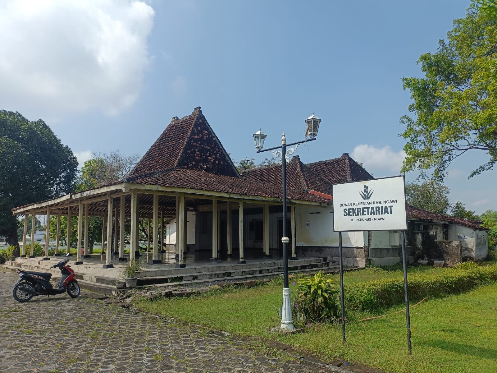 Rumah Kepatihan di Jalan Pati Unus, Kelurahan Ketanggi, Ngawi.