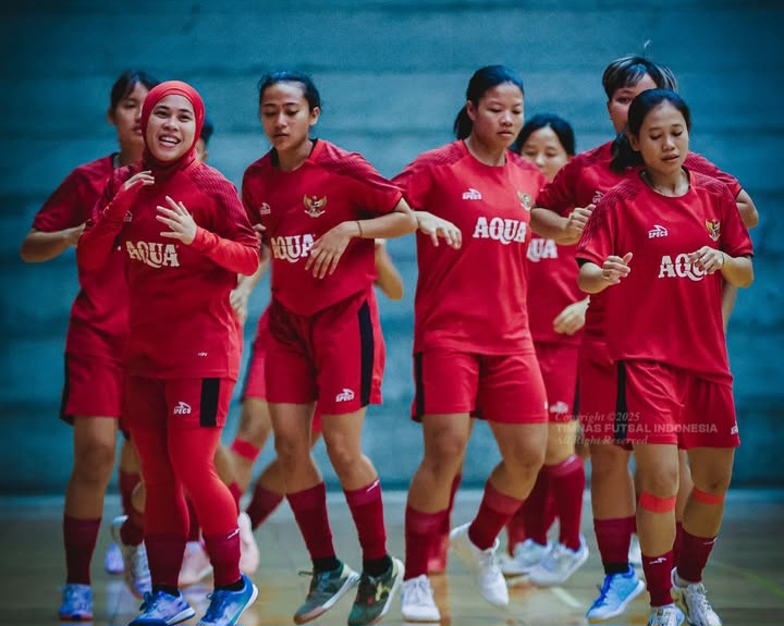 Futsal putri Indonesia hari ini hadapi Vietnam di final.