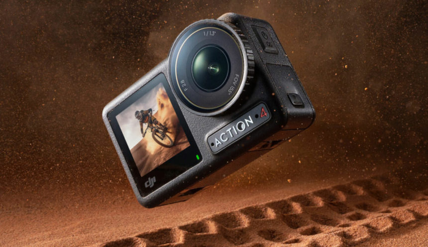 DJI Osmo Action 4 salah satu actin cam baterai tahan lama.