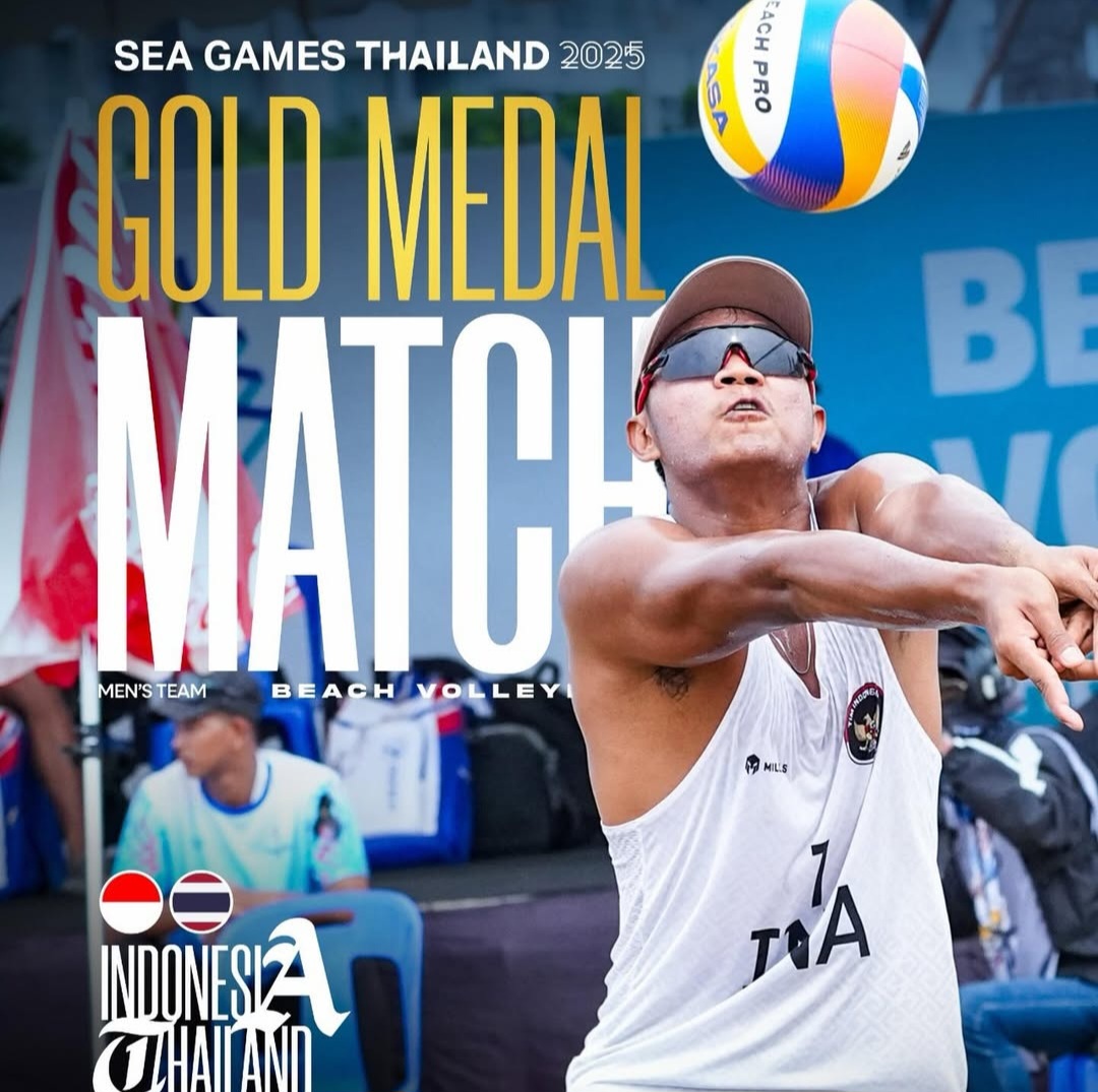 Indonesia raih emas ke-85 SEA Games 2025 usai voli pantai putra kalahkan Thailand di final.