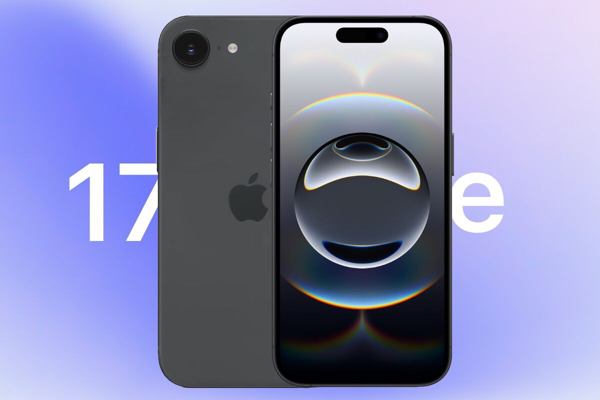 Ilustrasi iPhone 17e dengan Dynamic Island