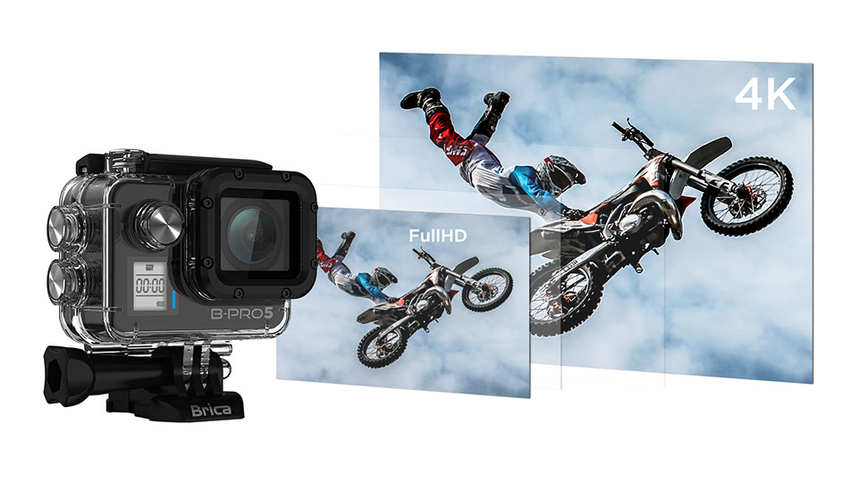 Ilustrasi action cam Brica terbaik.