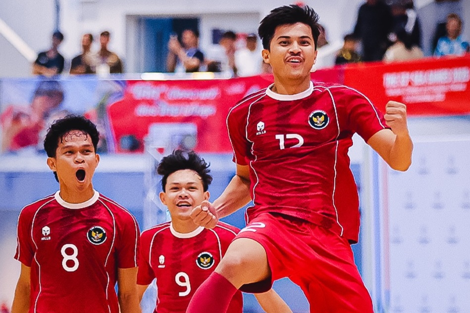 Futsal putra Indonesia sumbang emas.