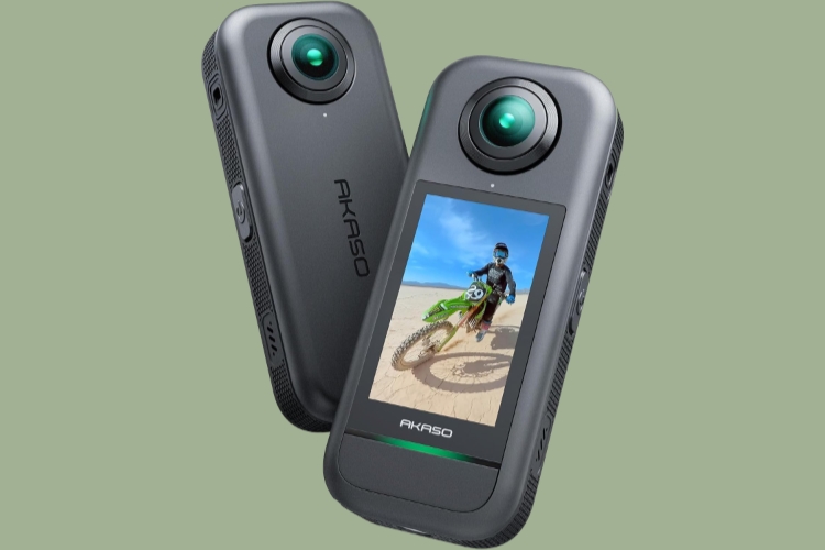 Ilustrasi action cam AKASO 360.