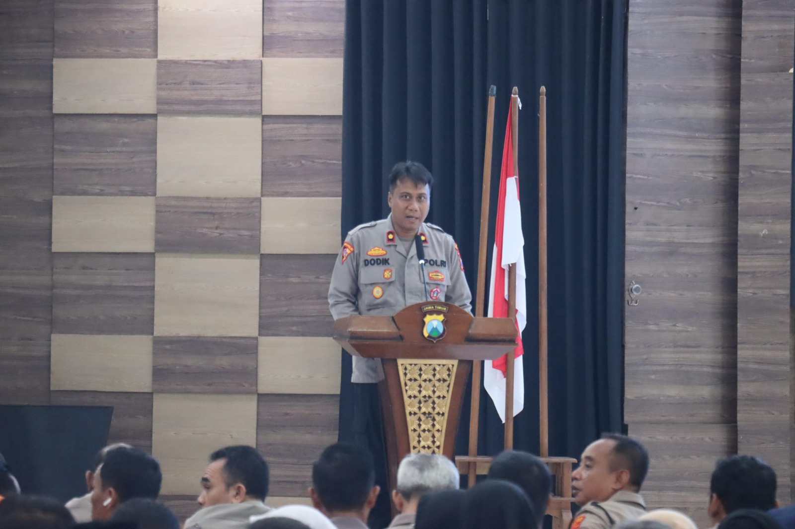 Polres Magetan bersama pemkab menggelar advokasi Satgas TPPO untuk memperkuat perlindungan perempuan dan anak. FOTO: Polres Magetan