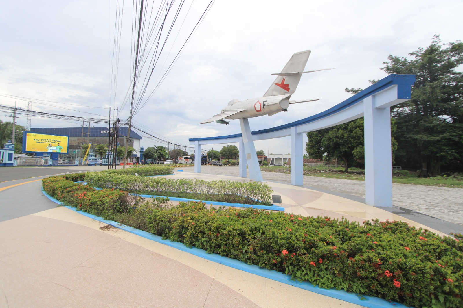 Kawasan eks Pasar Produk Unggulan (PPU) Maospati tengah direvitalisasi dan diproyeksikan menjadi rest area representatif pada 2026. AJI PUTRA/JAWA POS RADAR MAGETAN