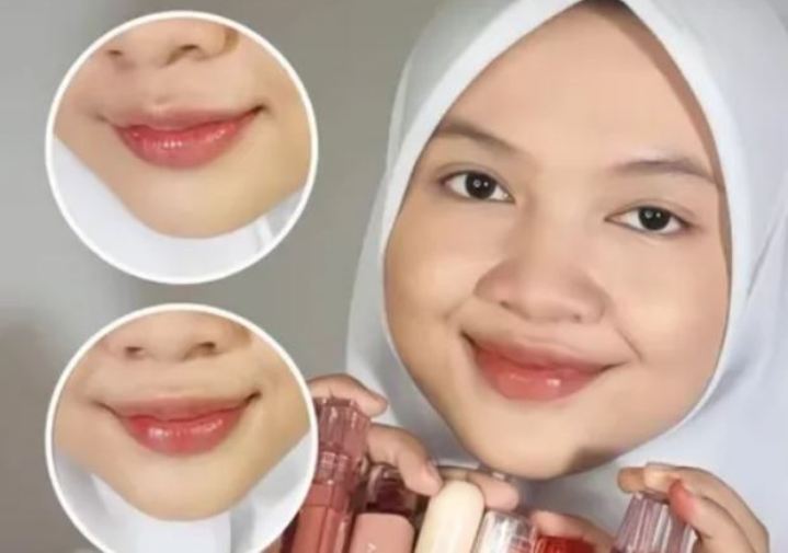Ilustrasi warna lipstik glossy favorit remaja.
