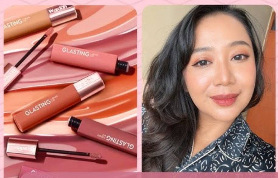 Wardah Glasting Liquid Lip bikin bibir tipis lebih plump.