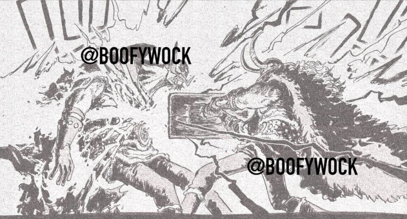 Loki menghancurkan tubuh Harald di cerita baca komik One Piece 1170 RAW.