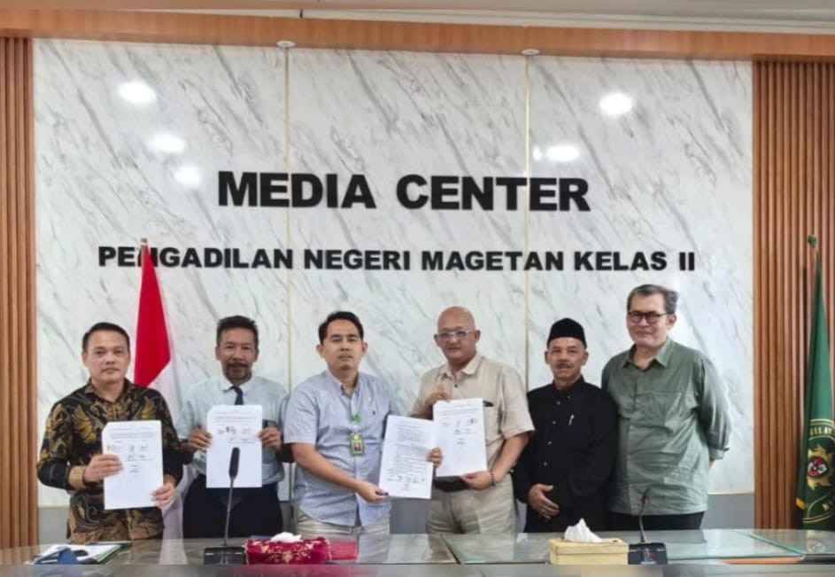 DAMAI: Sengketa Nur Wakhid dengan DPRD Magetan berakhir damai setelah PN Magetan menguatkan Akta Perdamaian dan usulan PAW dicabut.