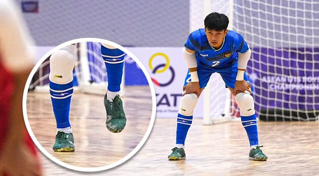 Sepatu koyak Azmi jadi sorotan usai Timnas Indonesia U16 lolos final ASEAN Boys U16/Piala AFF U16.