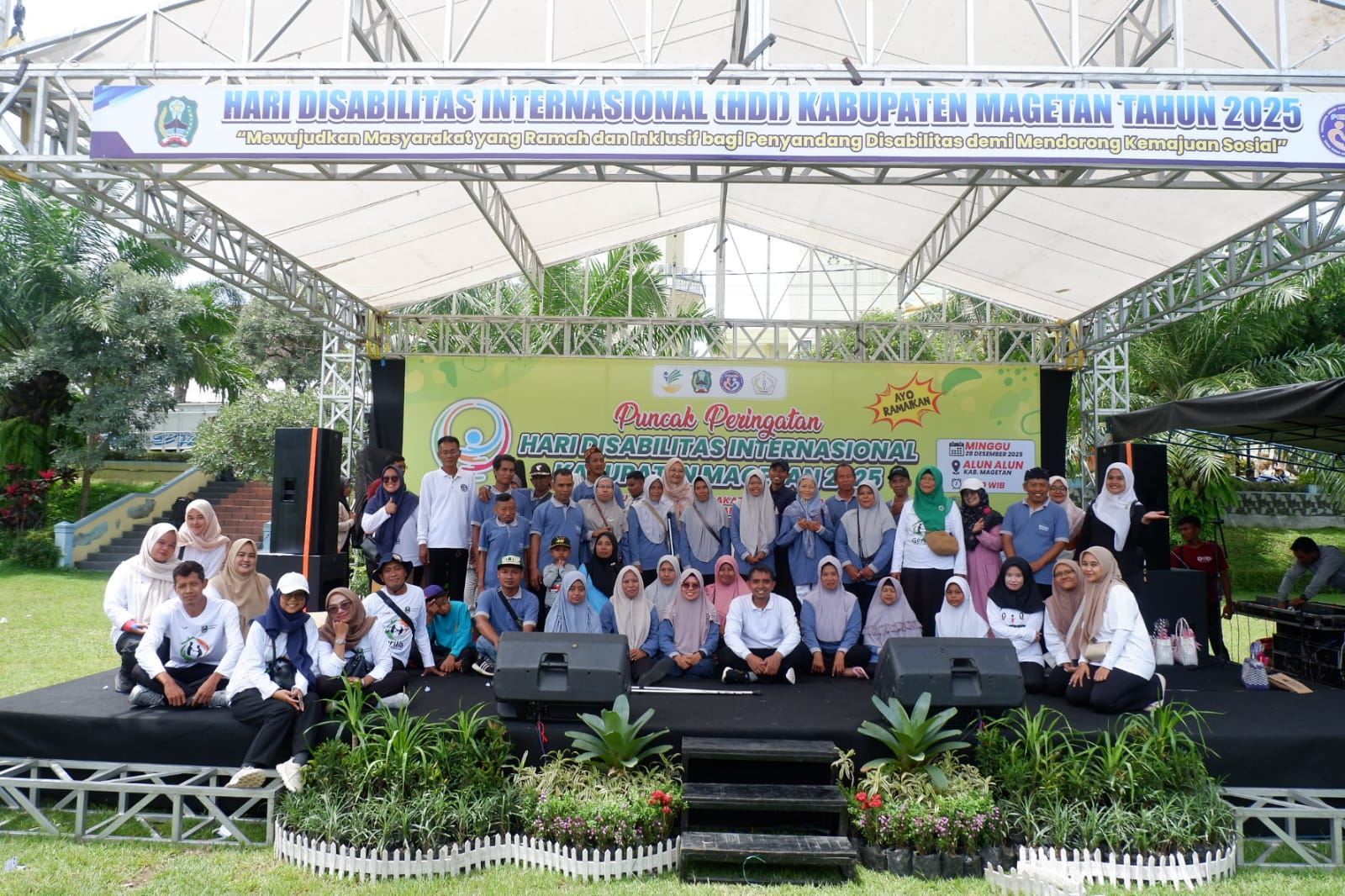 Puncak peringatan Hari Disabilitas Internasional (HDI) 2025 di Magetan.