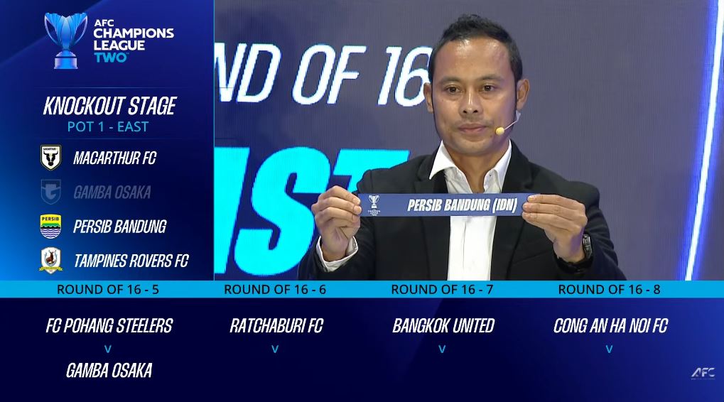 Legenda Persib Bandung, Atep, ikut mengundi drawing 16 besar ACL 2.