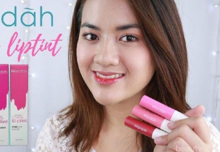 Ilustrasi lip tint Wardah untuk remaja.