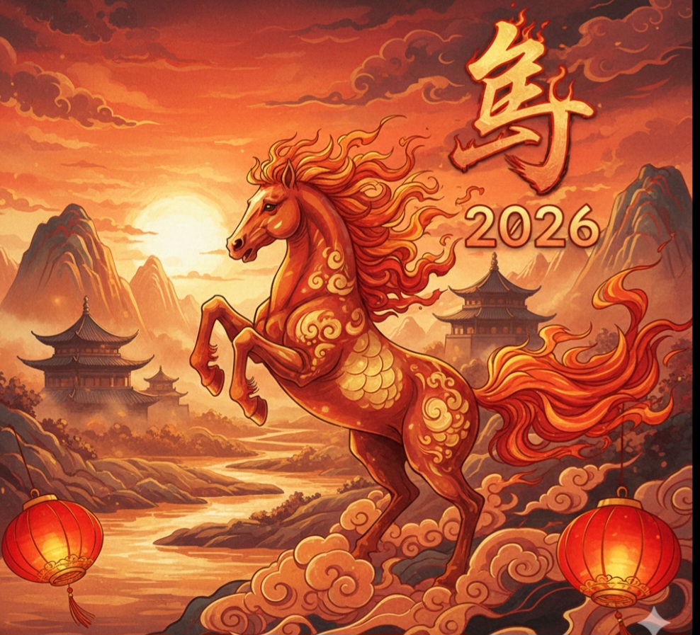 Tahun 2026 dalam kalender Tionghoa adalah Tahun Kuda Api.