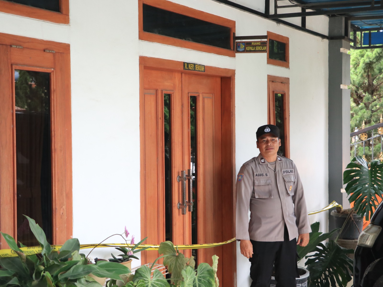 KRIMINAL SEKOLAH: Polisi masih menyelidiki kasus pembobolan brankas SMPN 1 Pulung yang mengakibatkan uang sekolah dan dana sosial guru senilai Rp 182 juta raib. DOK RADAR PONOROGO