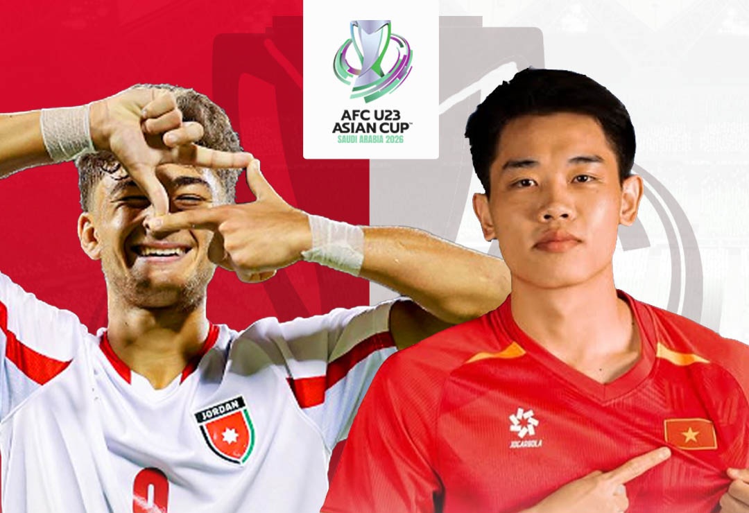 Viernam unggul 2-0 di babak pertama.