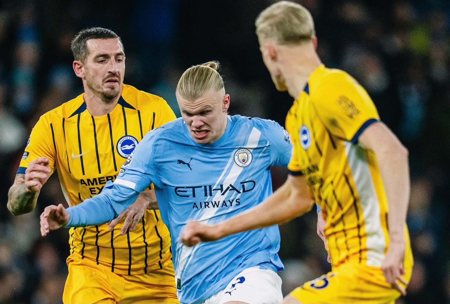 City ditahan Brighton 1-1.