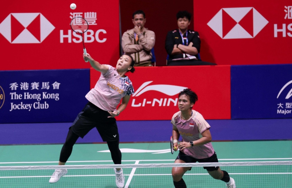 Febriana/Meilysa harus mengakui keunggulan Baek/Lee usai duel 86 menit di perempat final Malaysia Open 2026 di Axiata Arena.