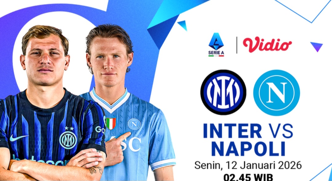 Liga Italia pekan ke-20 menyajikan laga besar Inter Milan vs Napoli.