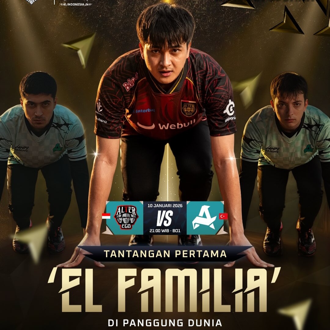 Hari ini pukul 21.00 Alter Ego melawan Aurora Gaming Turki.
