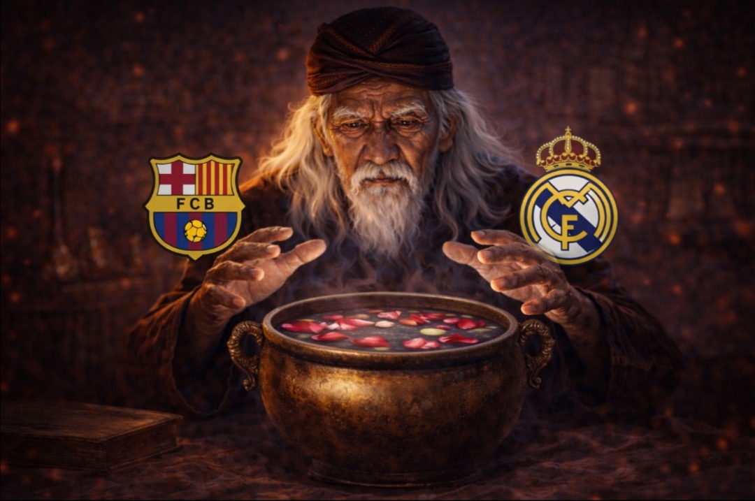 Final Copa del Rey antara Barcelona vs Real Madrid dalam ramalan Mbah Sakat.