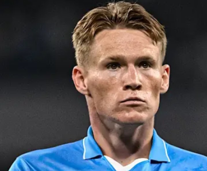Di laga Inter Milan vs Napoli, McTominay berhasil mencetak brace.