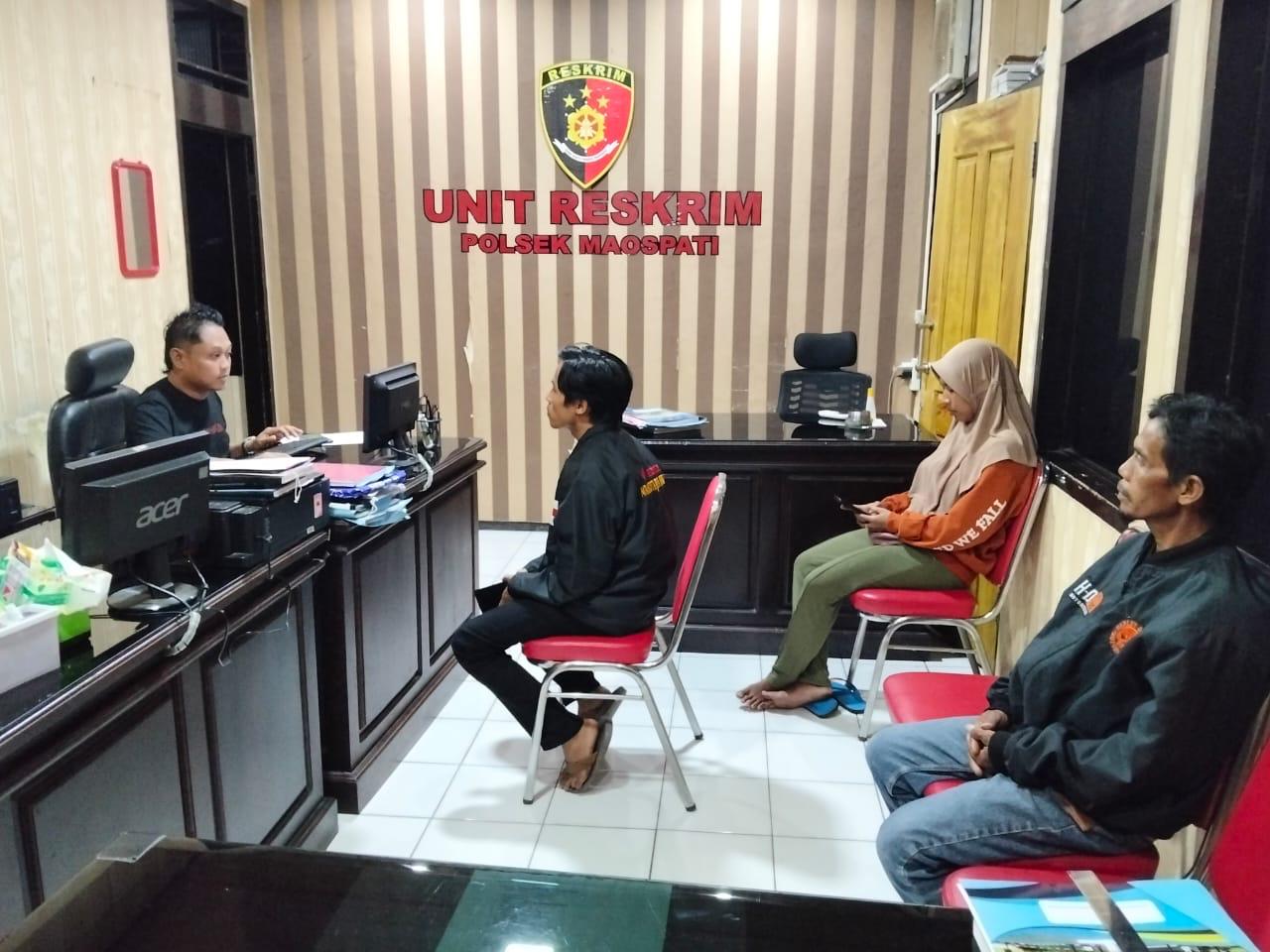 LAPORAN PALSU: Polisi mengungkap rekayasa laporan curanmor warga Bendo setelah menemukan sejumlah kejanggalan di lokasi kejadian.