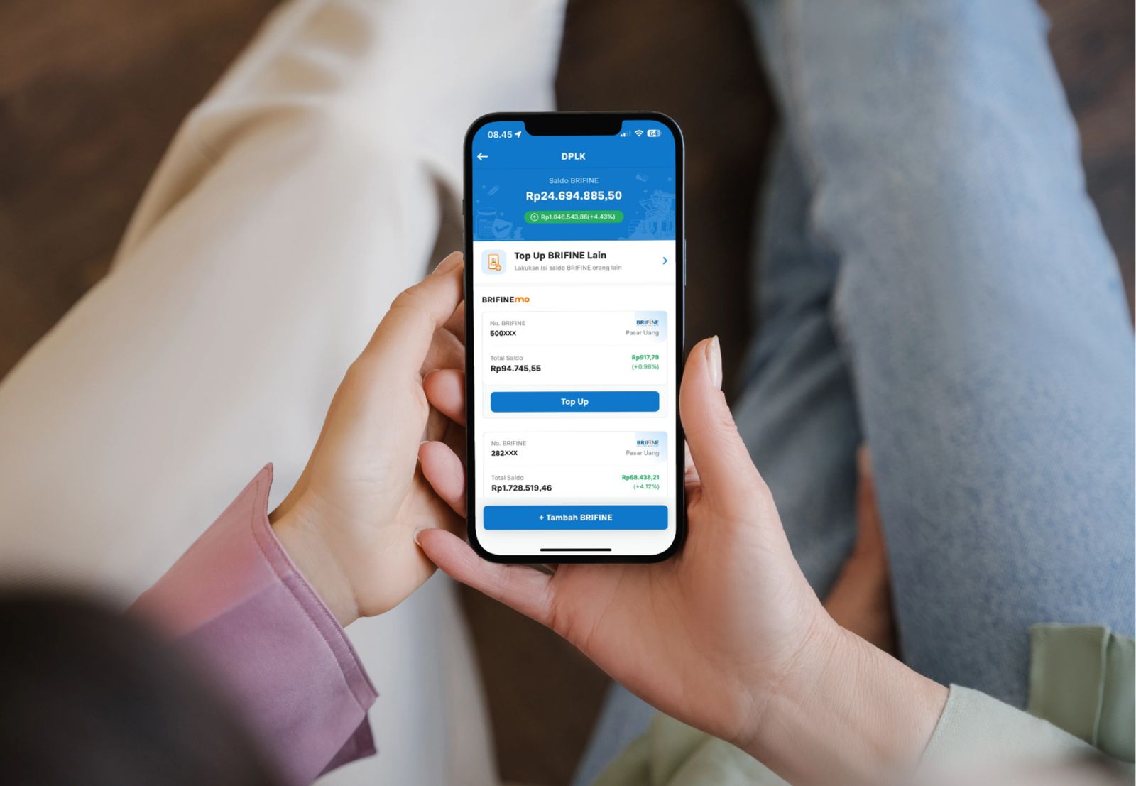 TRANSFORMASI DIGITAL: BRI menghadirkan layanan DPLK BRI secara end-to-end melalui super apps BRImo untuk memudahkan masyarakat mengelola dana pensiun.